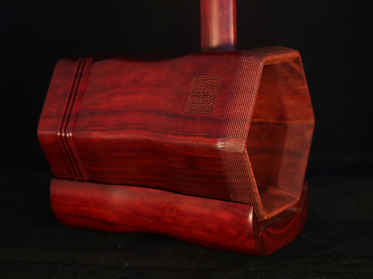 琴架展示，私人定制极品印度小叶紫檀Y160520(整琴木料出自同一棵树)-已售